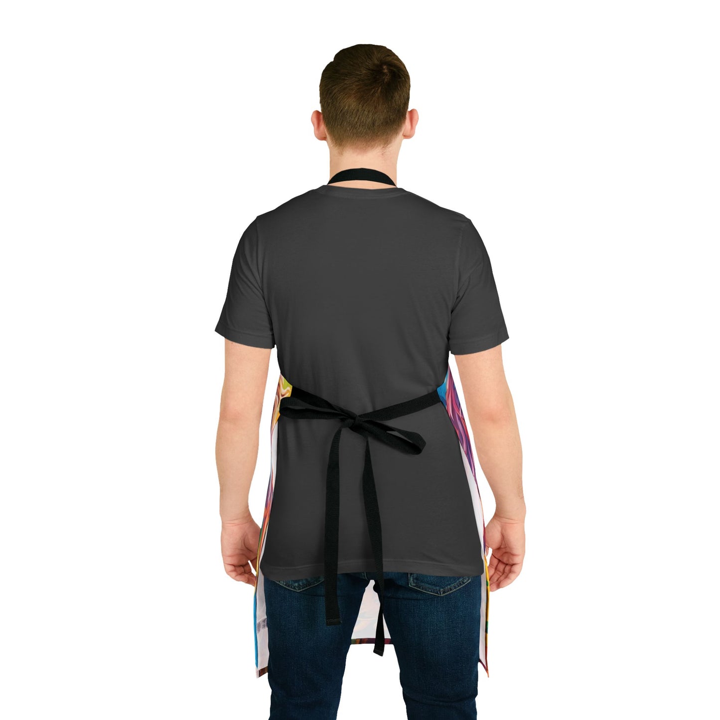 Multicolored Cockerpoo Adult Apron (AOP)