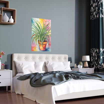 Multicolored Pot Plant 15 Indoor and Outdoor Silk Poster