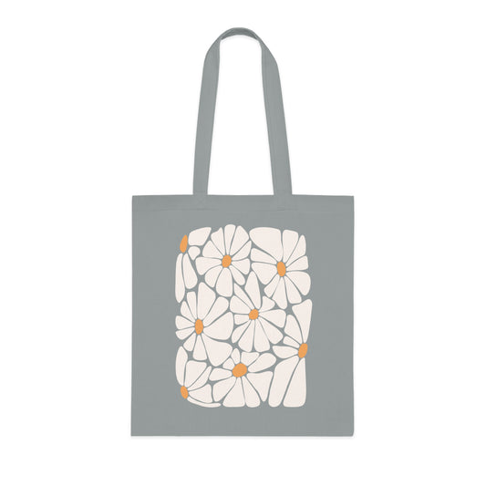 Abstract flowers 25 Cotton Tote