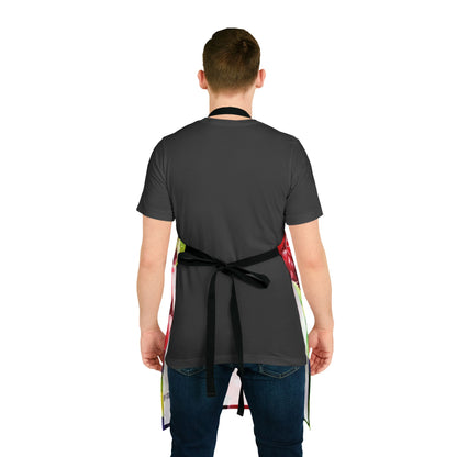 Raspberries 01 Apron 5-Color Straps
