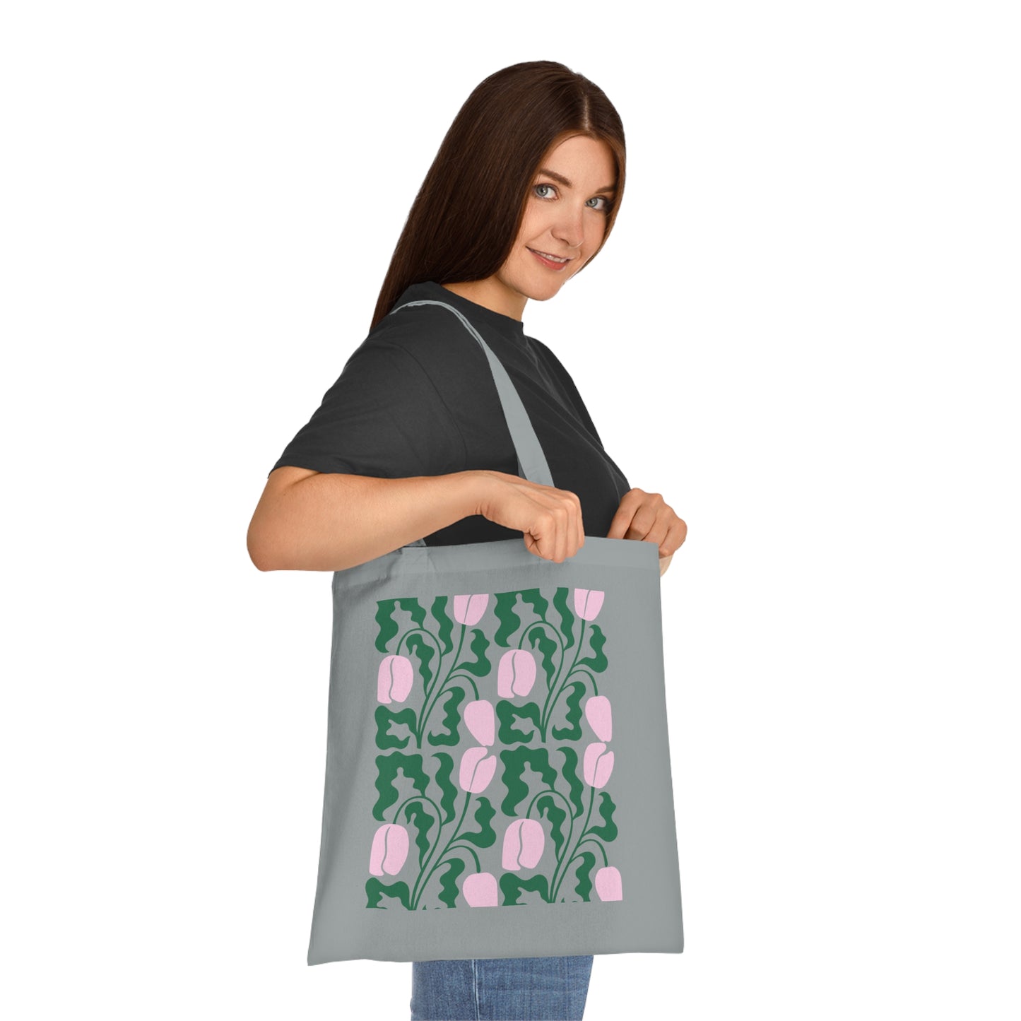 Abstract flowers 15 Cotton Tote