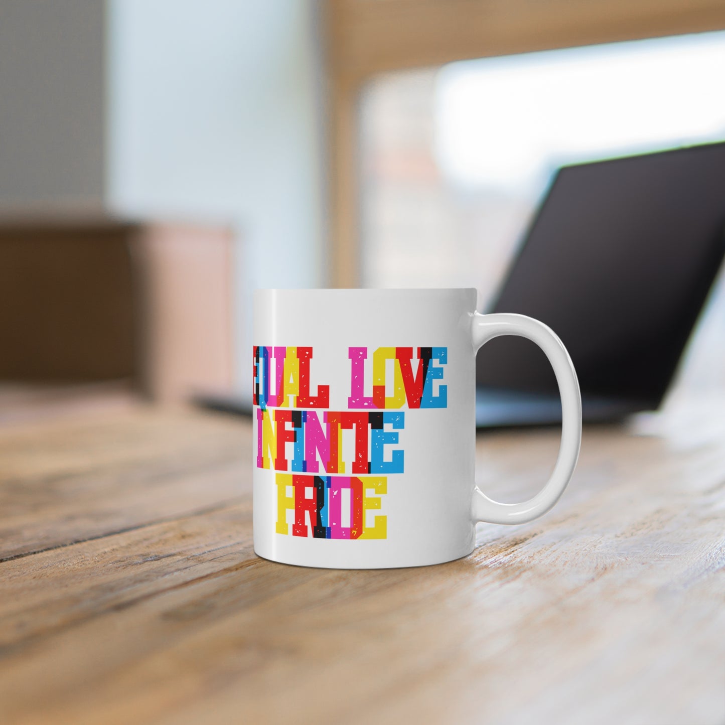 Equal Love Infinite Pride Valentines Mug Ceramic 11oz