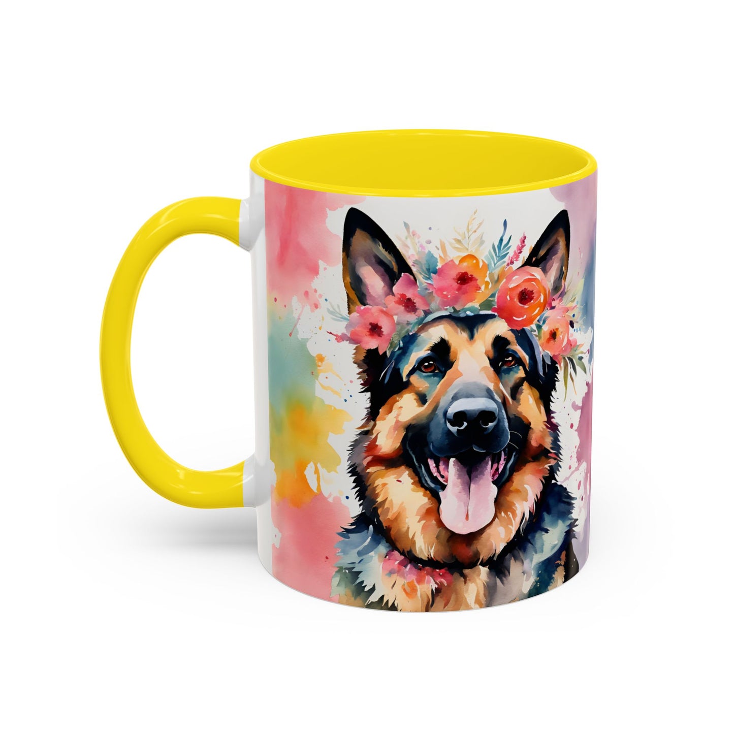 German Shepherd 04 Accent Coffee Mug - Dog Lover Gift