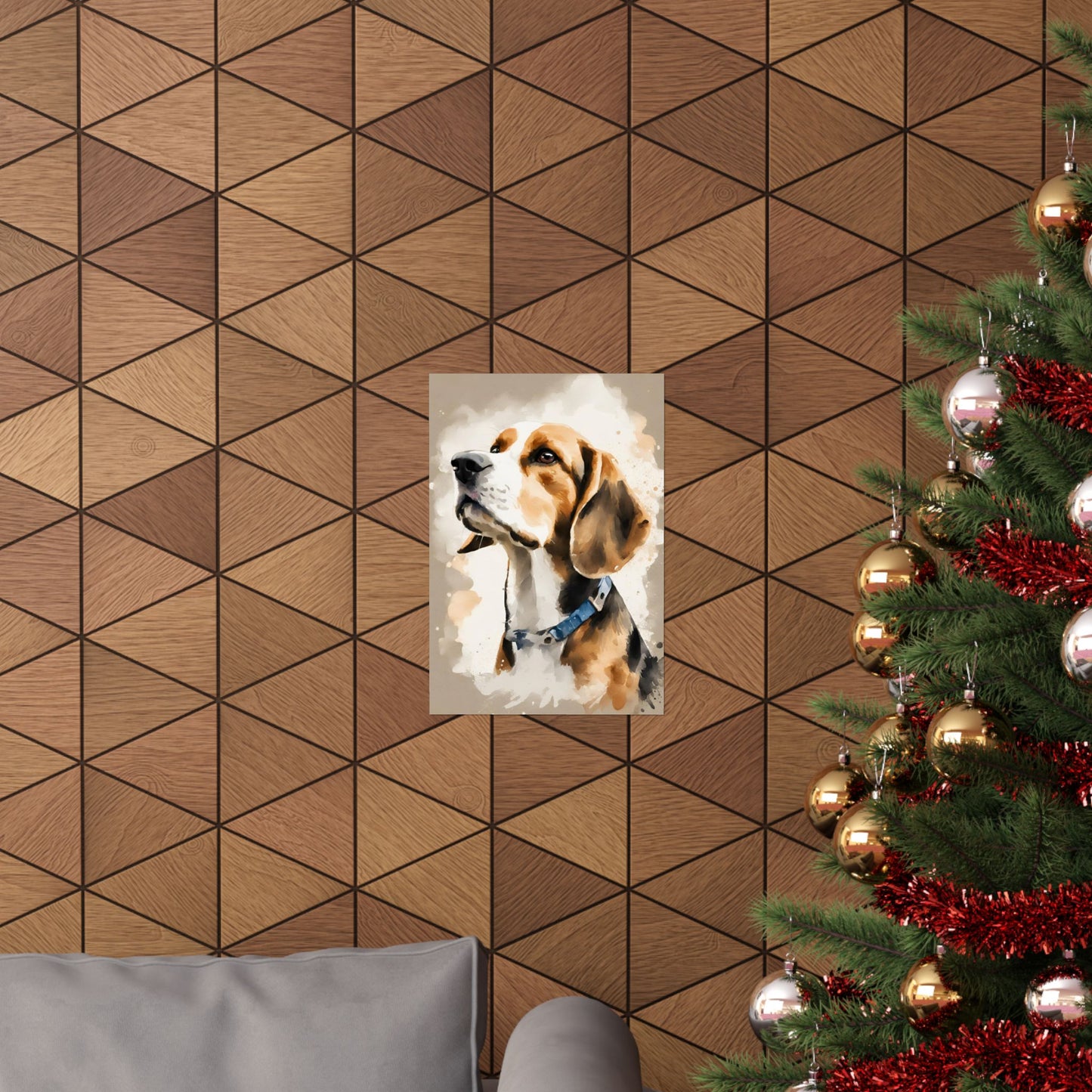 Dogs Beagle 03 Matte Vertical Poster