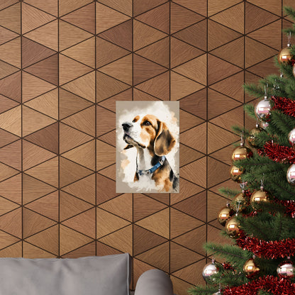 Dogs Beagle 03 Matte Vertical Poster