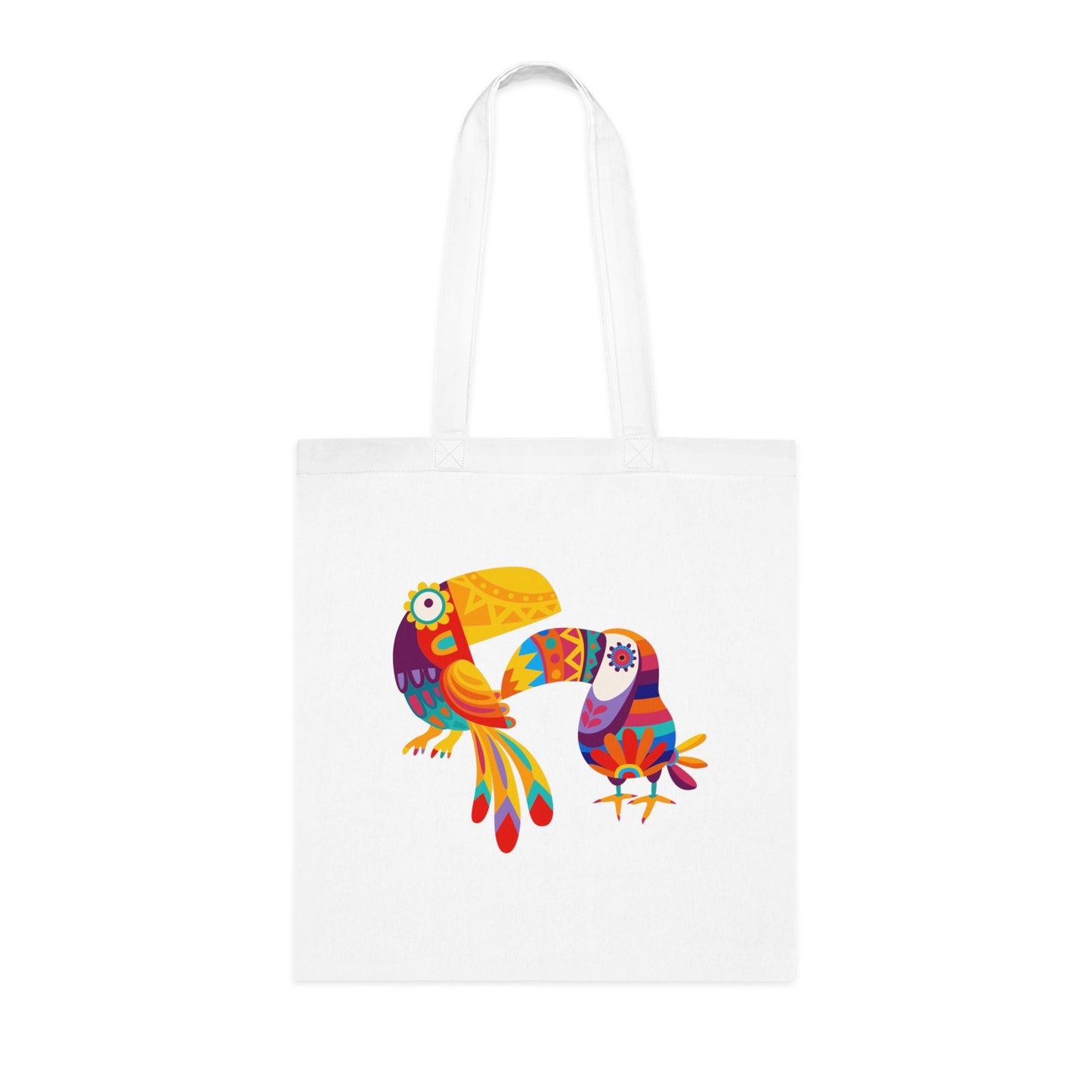 Funky birds 08 Cotton Tote