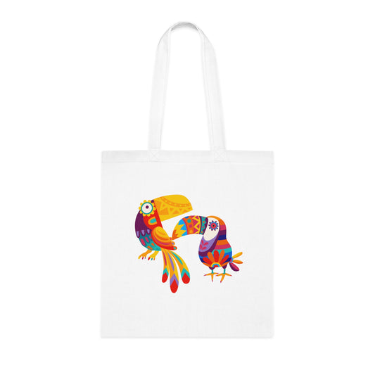 Funky birds 08 Cotton Tote