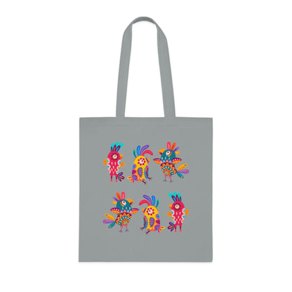 Funky birds 11 Cotton Tote