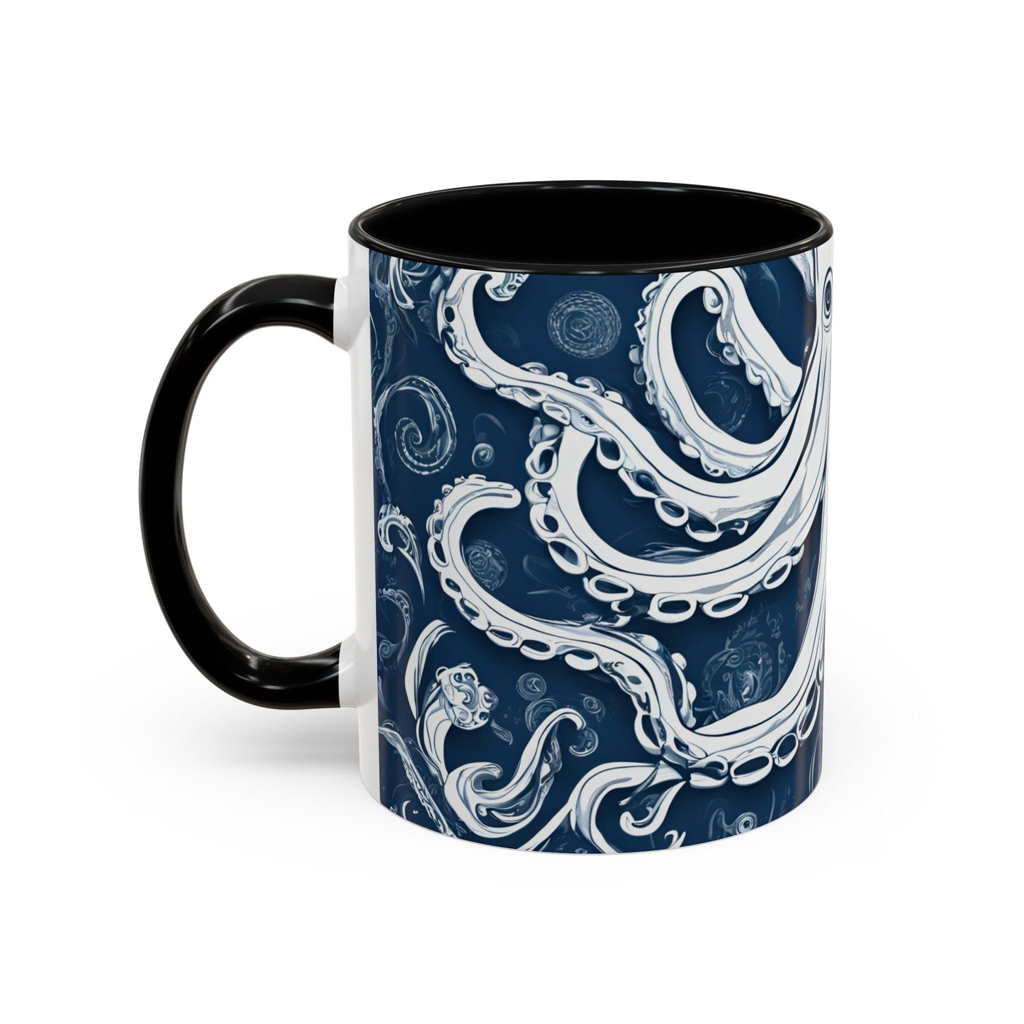 Octopus 8 Accent Coffee Mug (11oz)