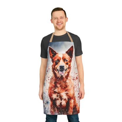 Australian Red Heeler Adult Apron (AOP)