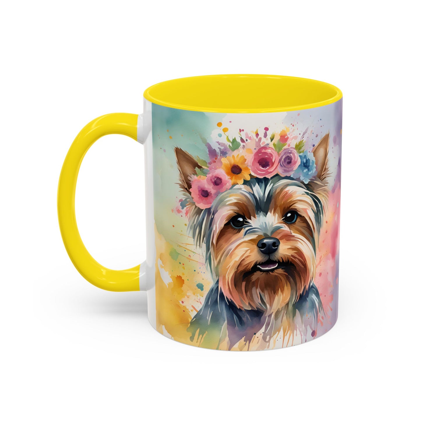 Yorkshire Terrier 01 Accent Coffee Mug - Dog Lover Gift