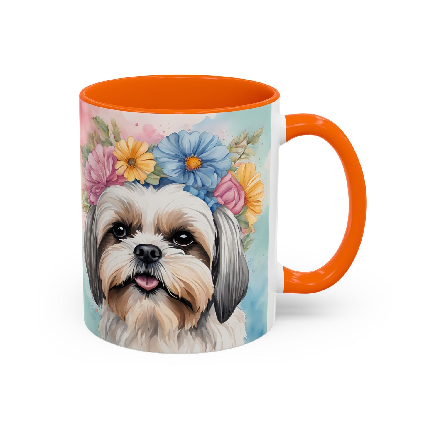 Shih Tzu 02 Accent Coffee Mug - Dog Lover Gift