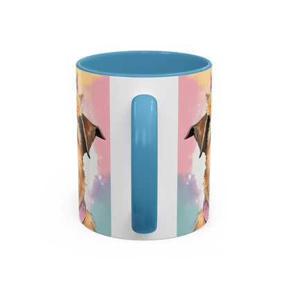 Border Terrier 02 Accent Coffee Mug - Dog Lover Gift