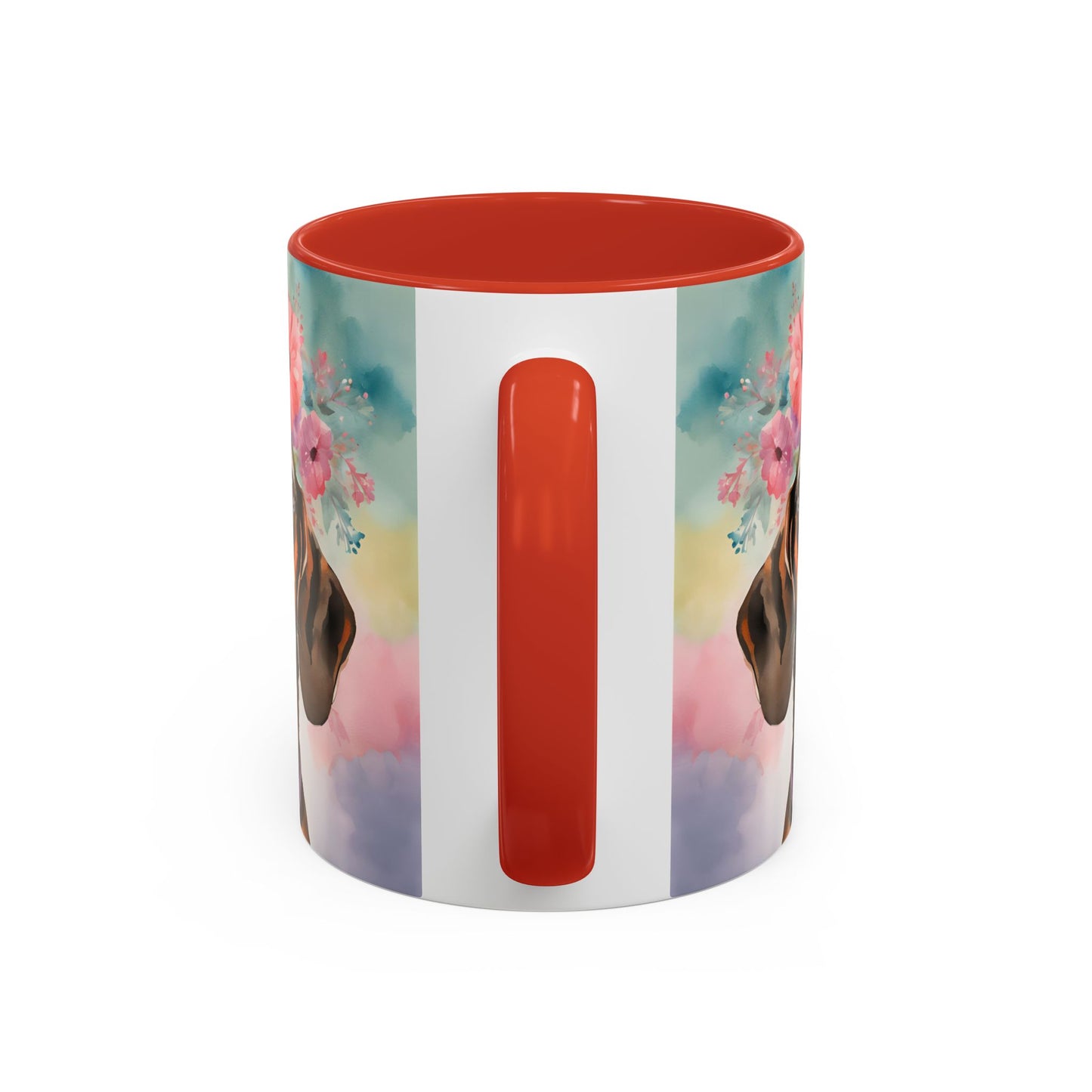 Dachshund 03 Accent Coffee Mug - Dog Lover Gift