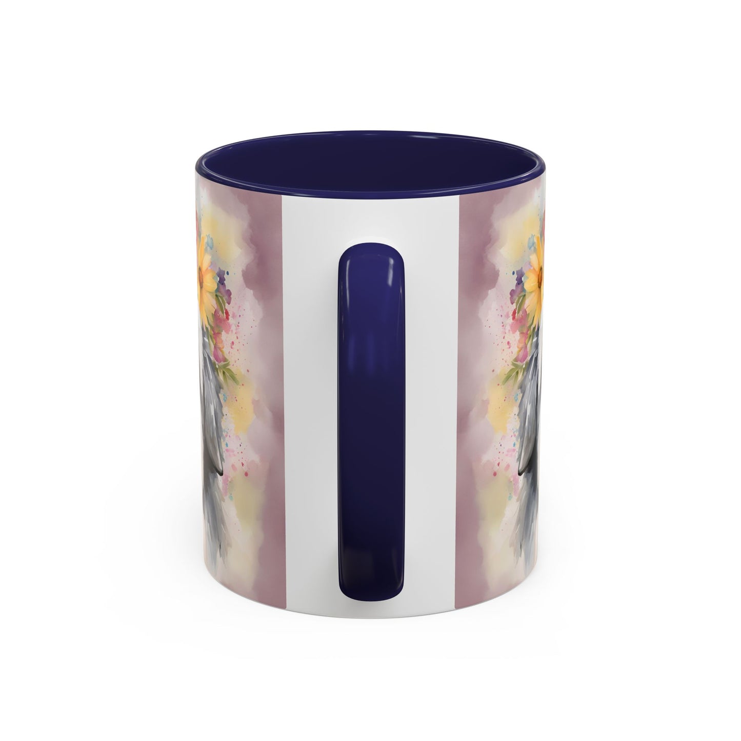 Bearded Collie 01 Accent Coffee Mug - Dog Lover Gift