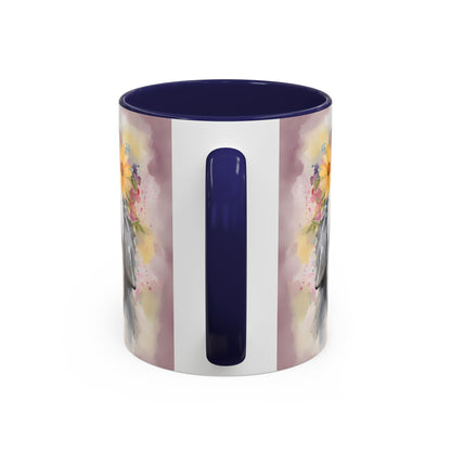 Bearded Collie 01 Accent Coffee Mug - Dog Lover Gift