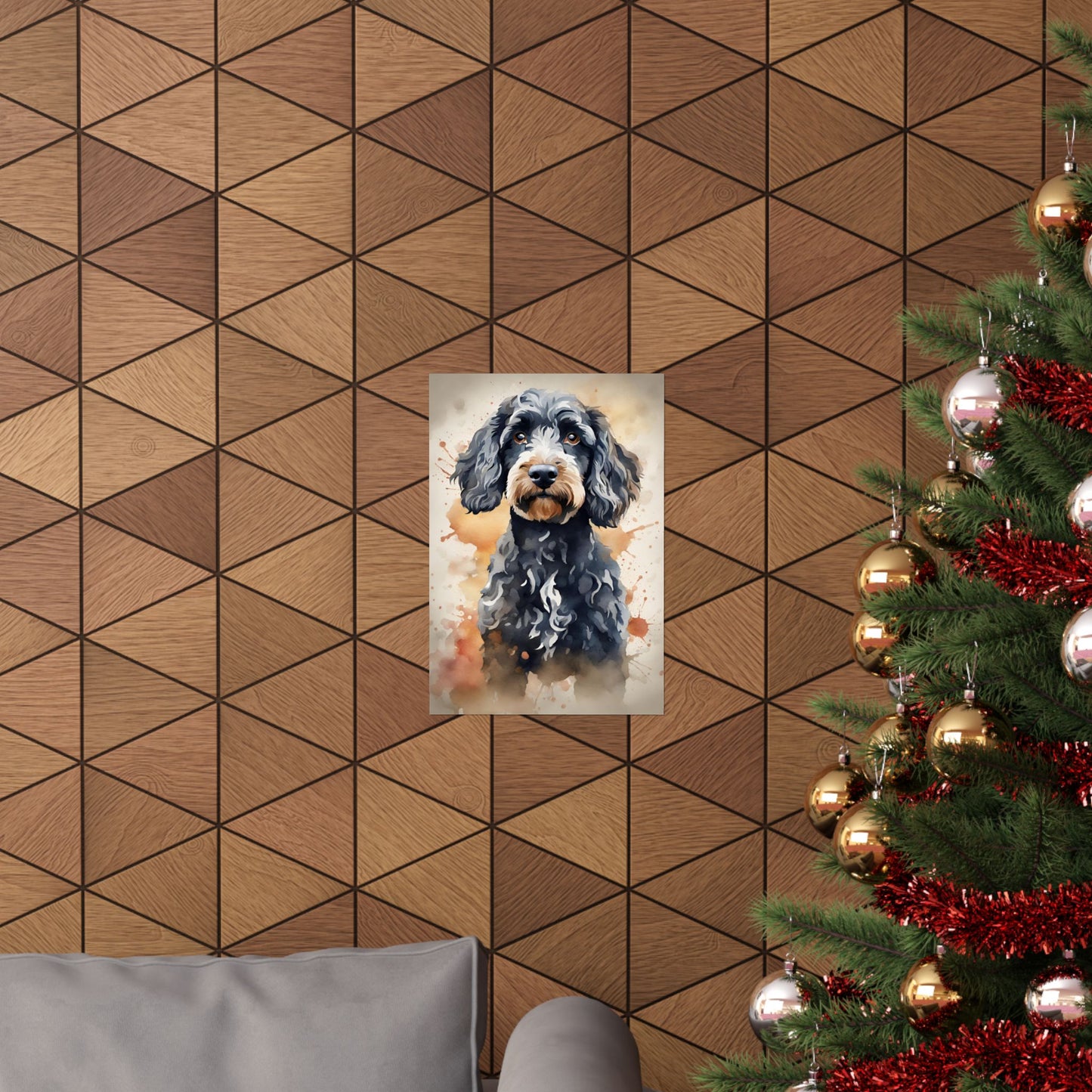 Dogs Cockapoo 01 Matte Vertical Poster
