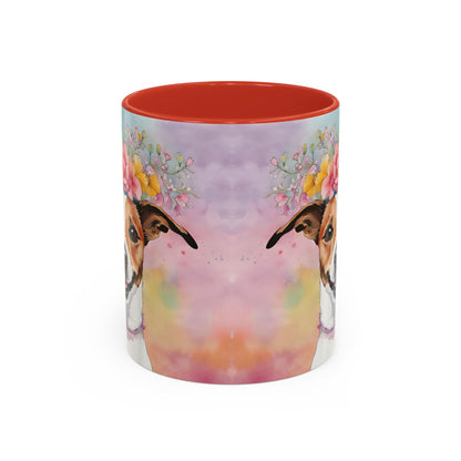 Jack Russell 03 Accent Coffee Mug - Dog Lover Gift