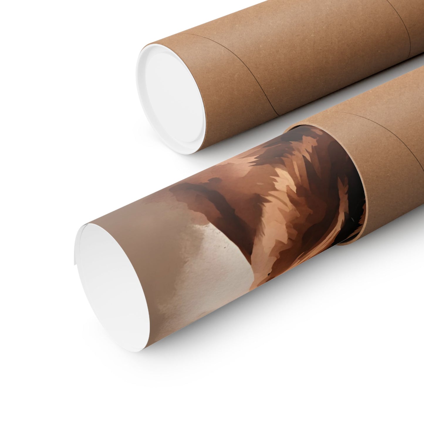 Dogs Chocolate Labrador 02 Matte Vertical Poster