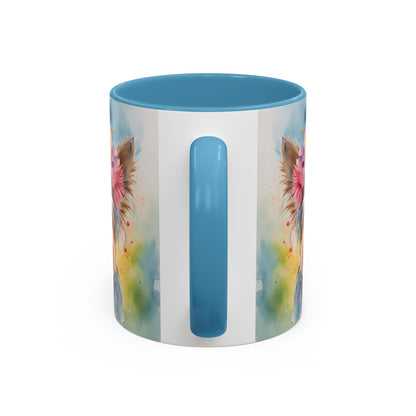 Yorkshire Terrier 03 Accent Coffee Mug - Dog Lover Gift