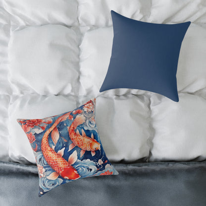 Koi Carp 05 Poly Pillow - Natures Beauty Design