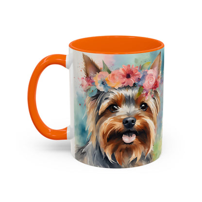 Yorkshire Terrier 04 Accent Coffee Mug - Dog Lover Gift