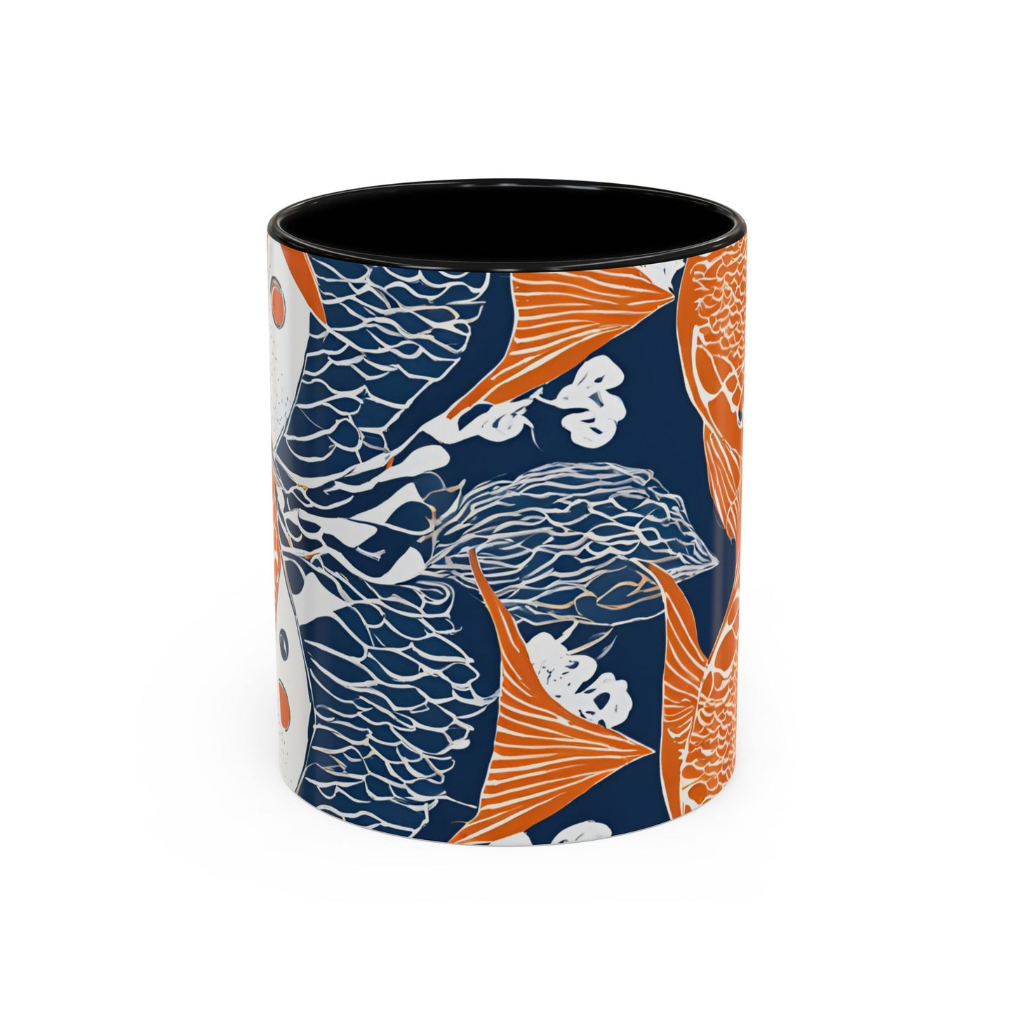 Orange Fish 01 Accent Coffee Mug (11oz)