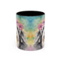 Bearded Collie 03 Accent Coffee Mug - Dog Lover Gift