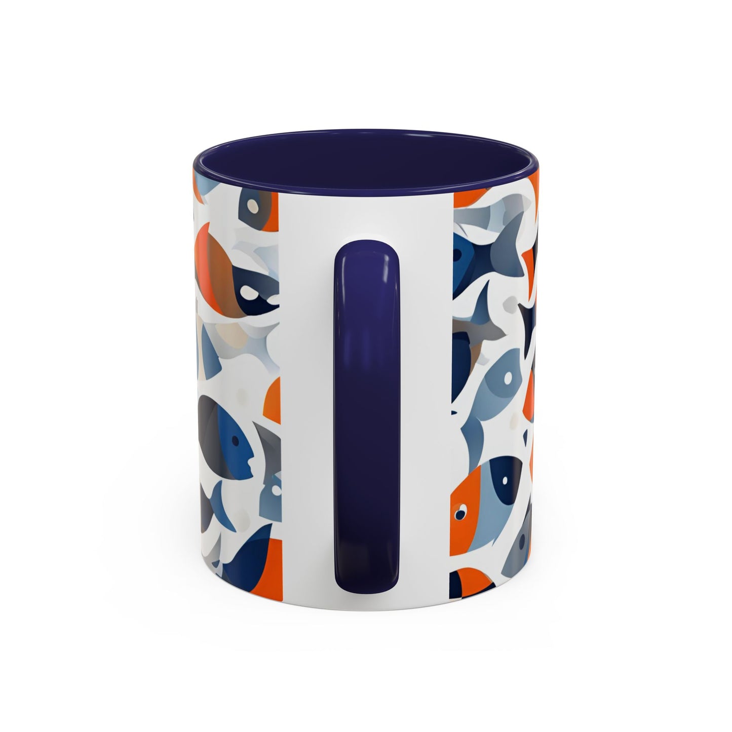 Orange Fish 04 Accent Coffee Mug (11oz)