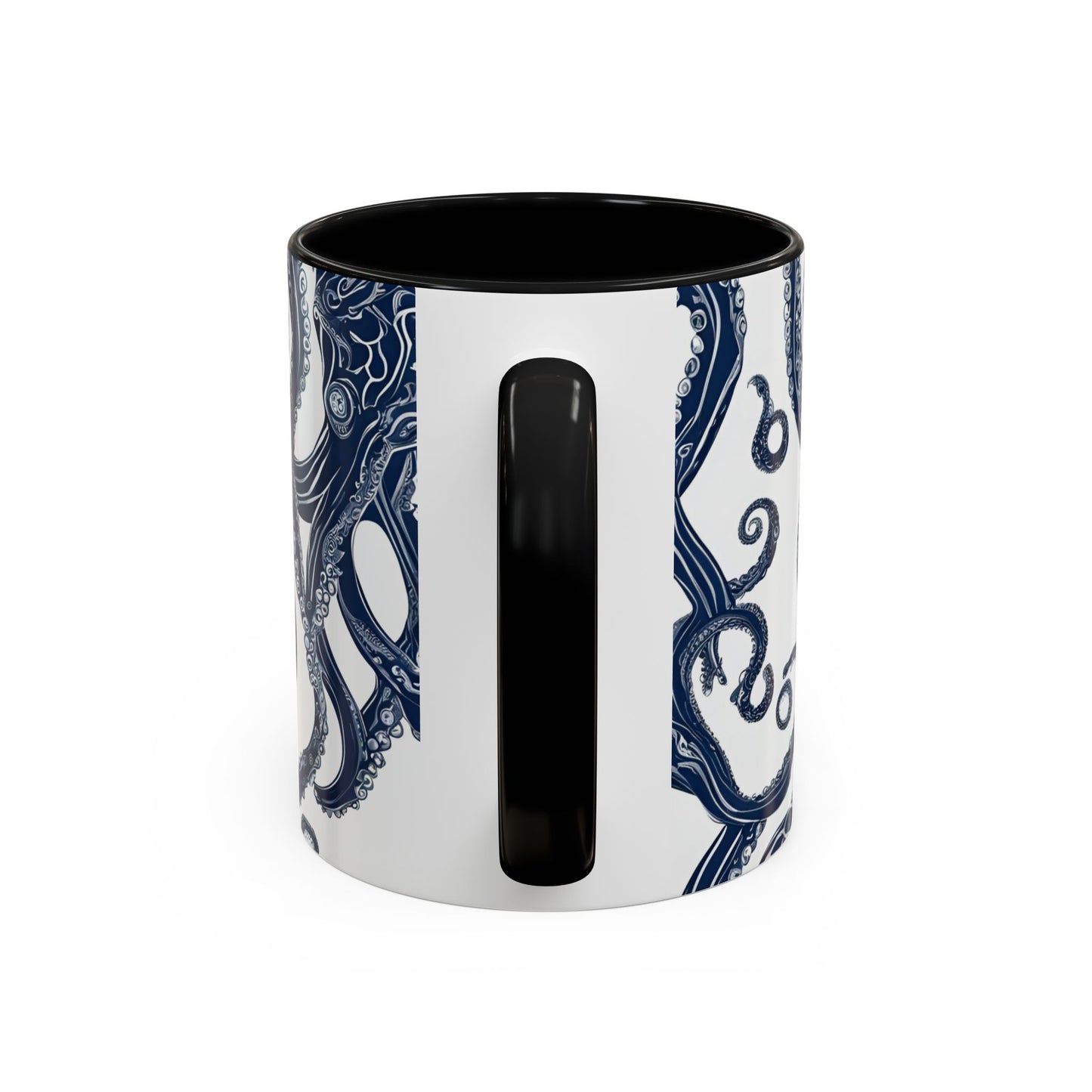 Octopus 4 Accent Coffee Mug (11oz)