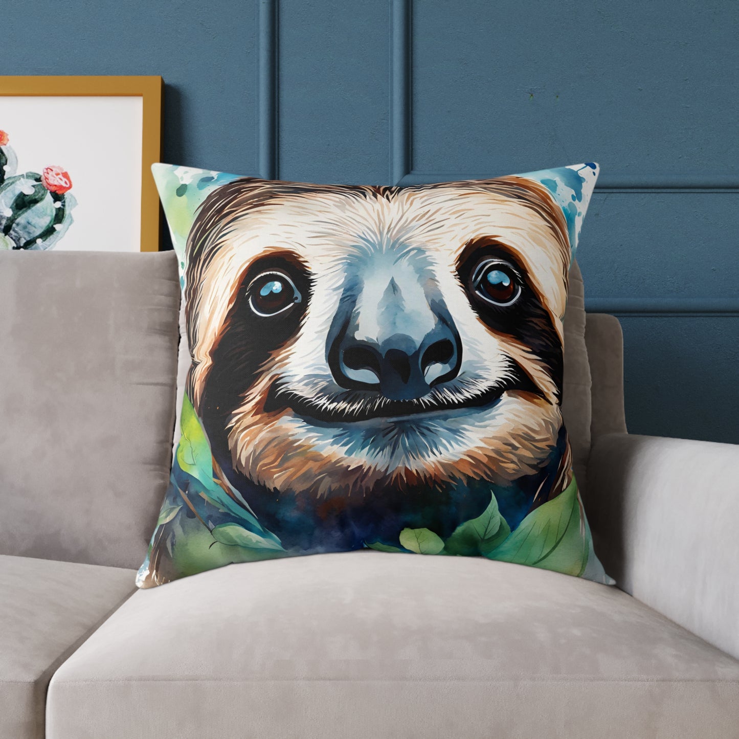 Sloth 01 Poly Pillow - Natures Beauty Design