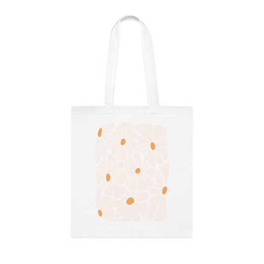 Abstract flowers 25 Cotton Tote