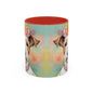 Fox Terrier 01 Accent Coffee Mug - Dog Lover Gift