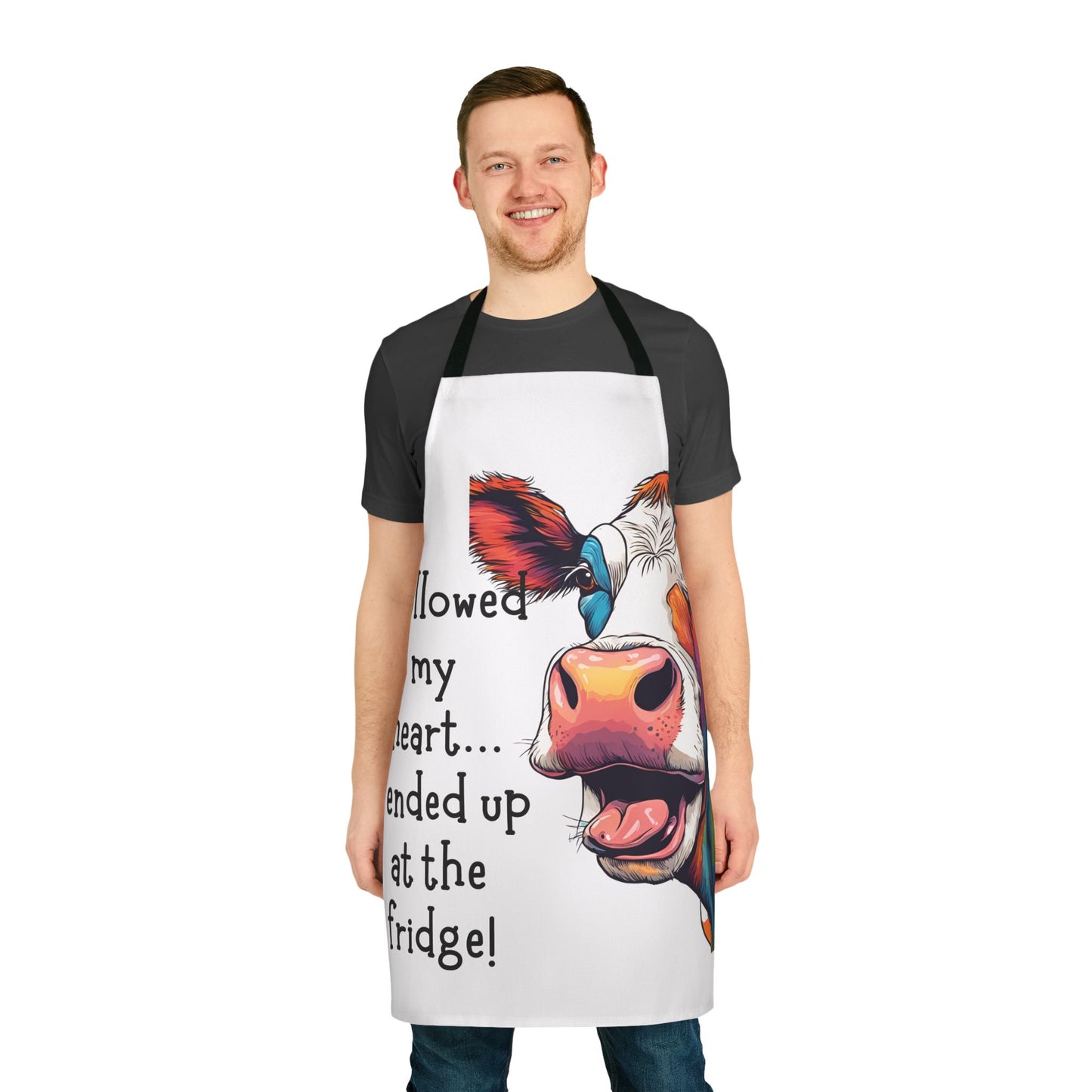 I followed my heart……Adult Apron (AOP)