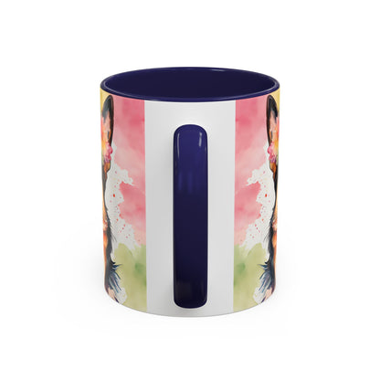 German Shepherd 03 Accent Coffee Mug - Dog Lover Gift