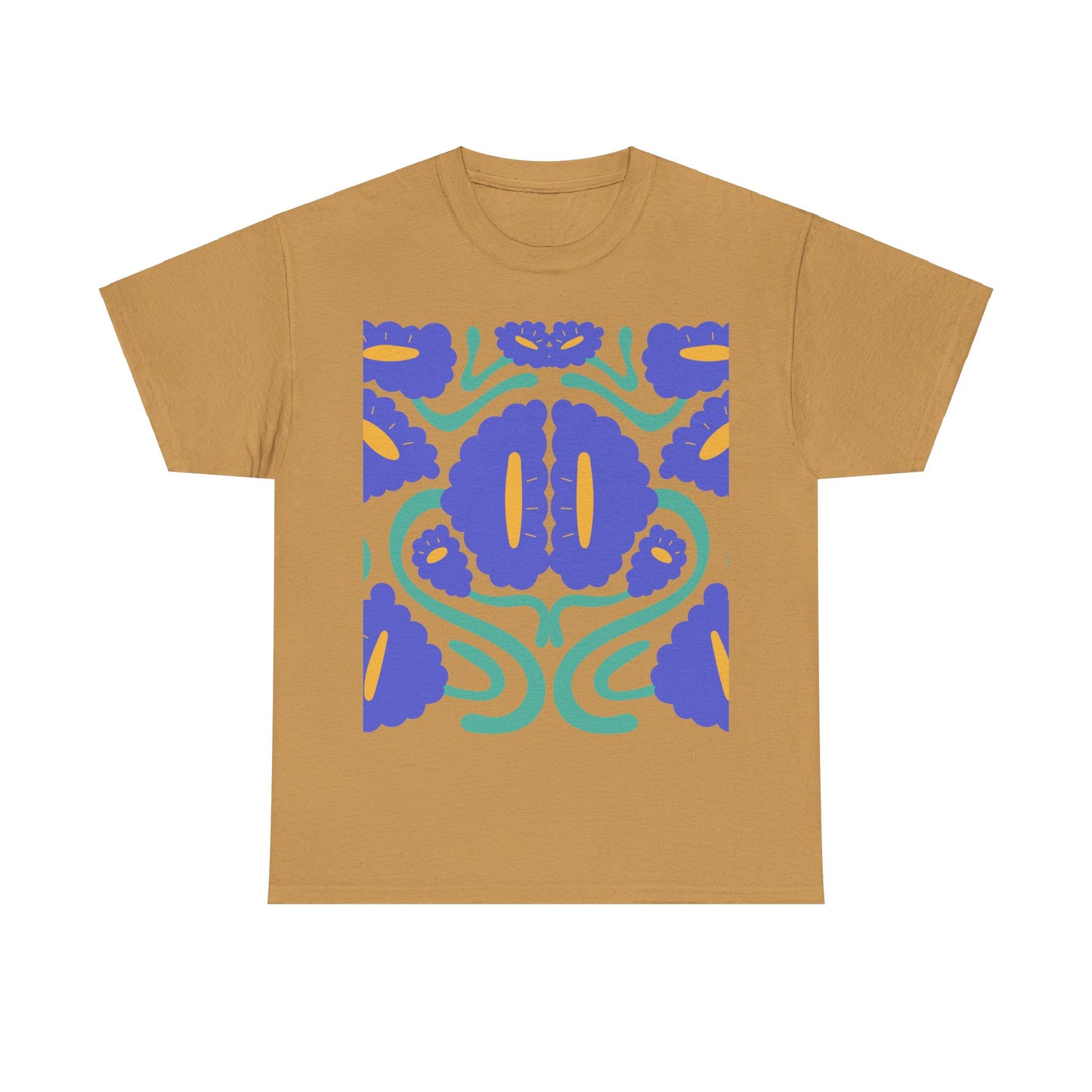 More Abstract Flowers 3 Unisex Heavy Cotton Tee