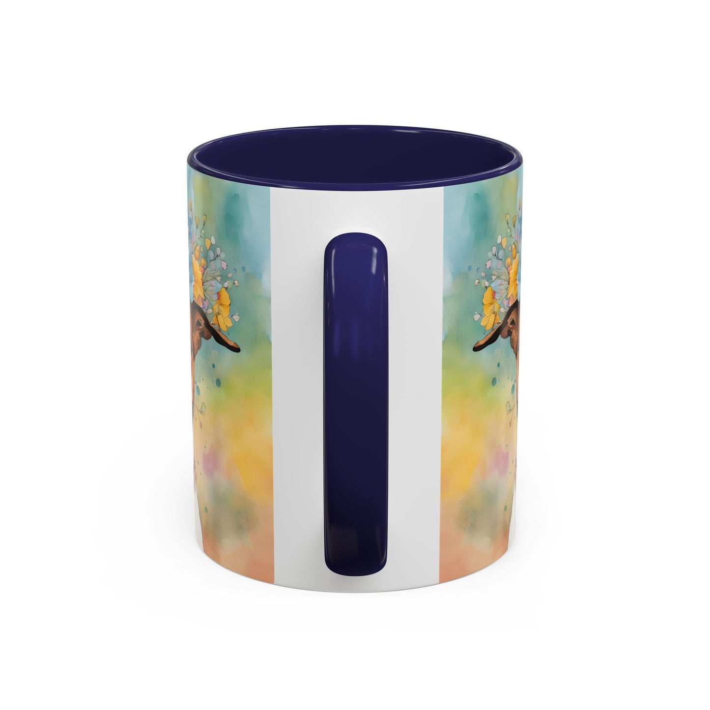 Jack Russell 03 Accent Coffee Mug - Dog Lover Gift