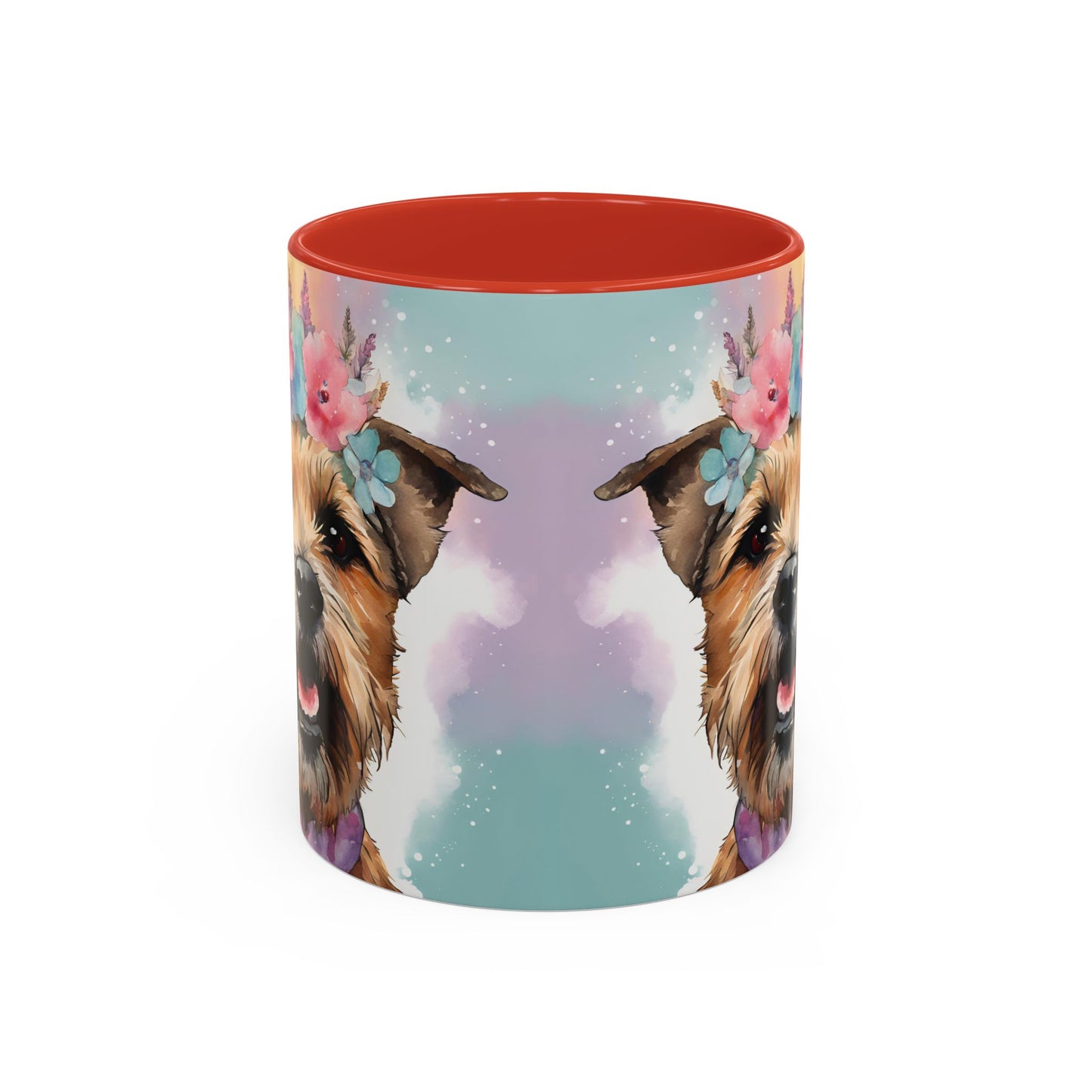 Border Terrier 02 Accent Coffee Mug - Dog Lover Gift