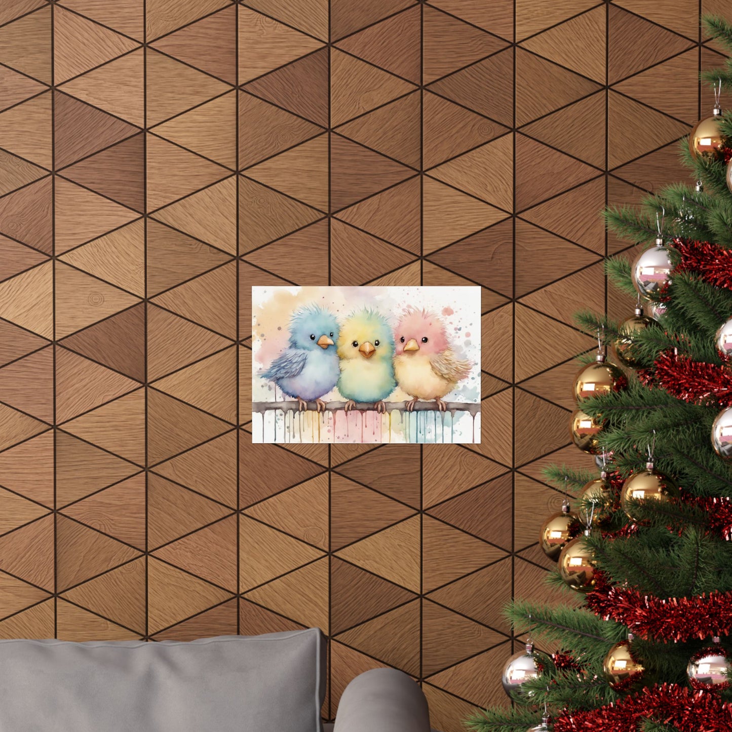 Nursery Birdies 1 Matte Horizontal Posters