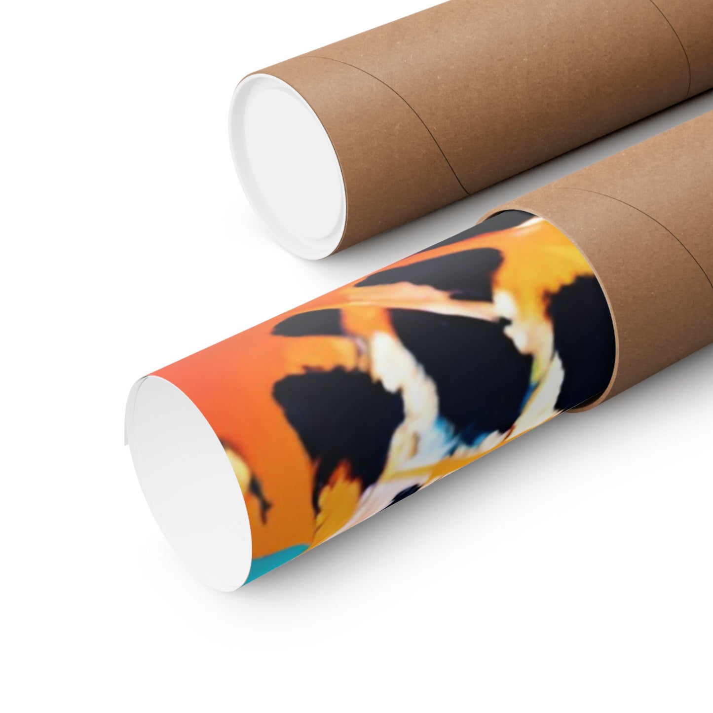 Multicolored Cheetah 4 Matte Vertical Poster