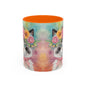 Floral Rag Doll Cat 04 Accent Coffee Mug - 11oz Perfect for Cat Lovers & Gifts