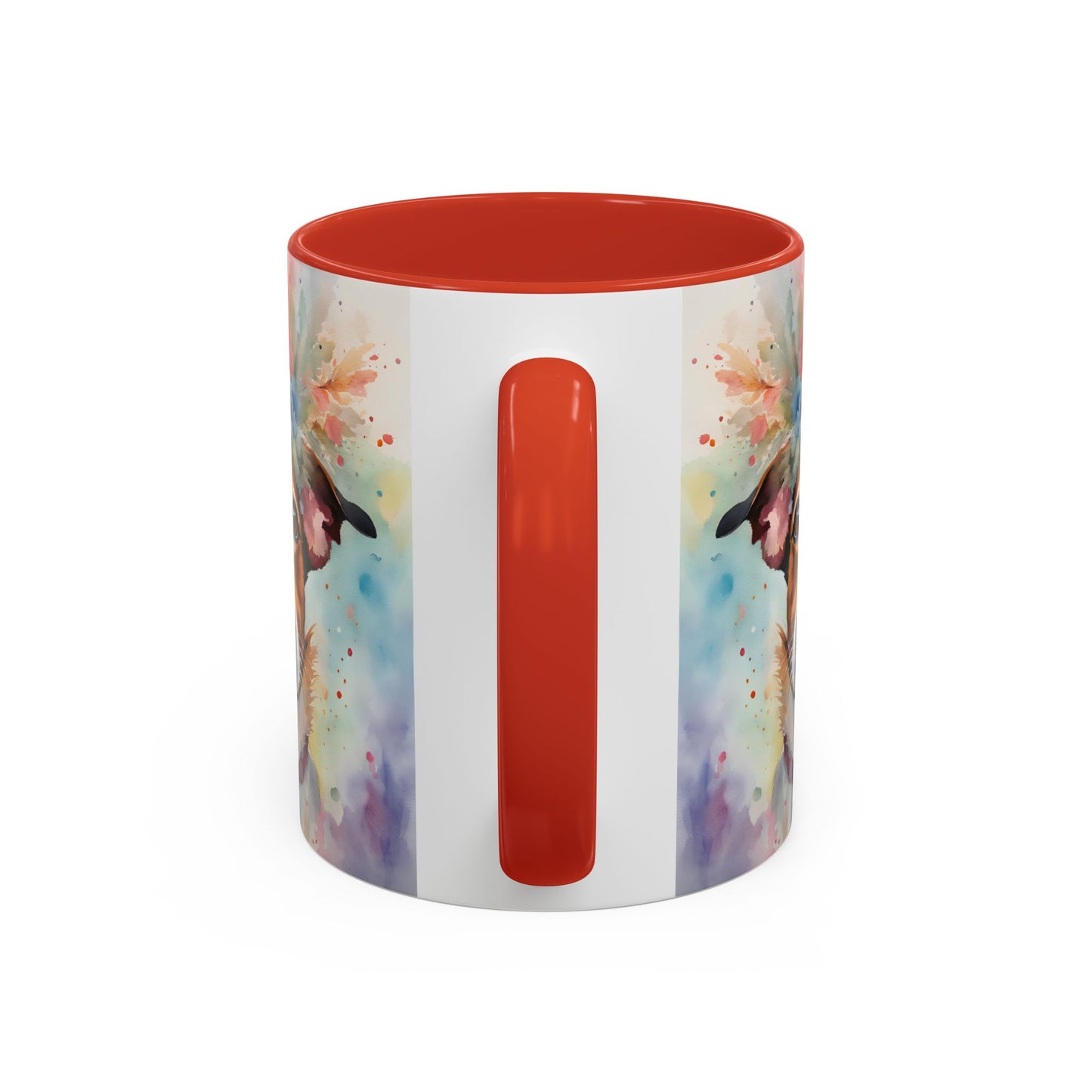 Jack Russell 04 Accent Coffee Mug - Dog Lover Gift