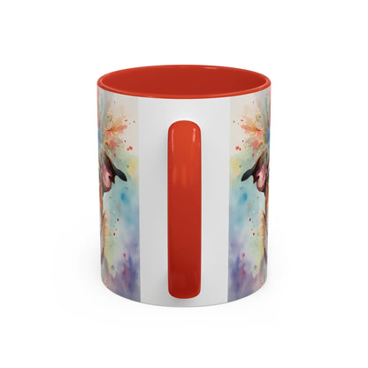 Jack Russell 04 Accent Coffee Mug - Dog Lover Gift