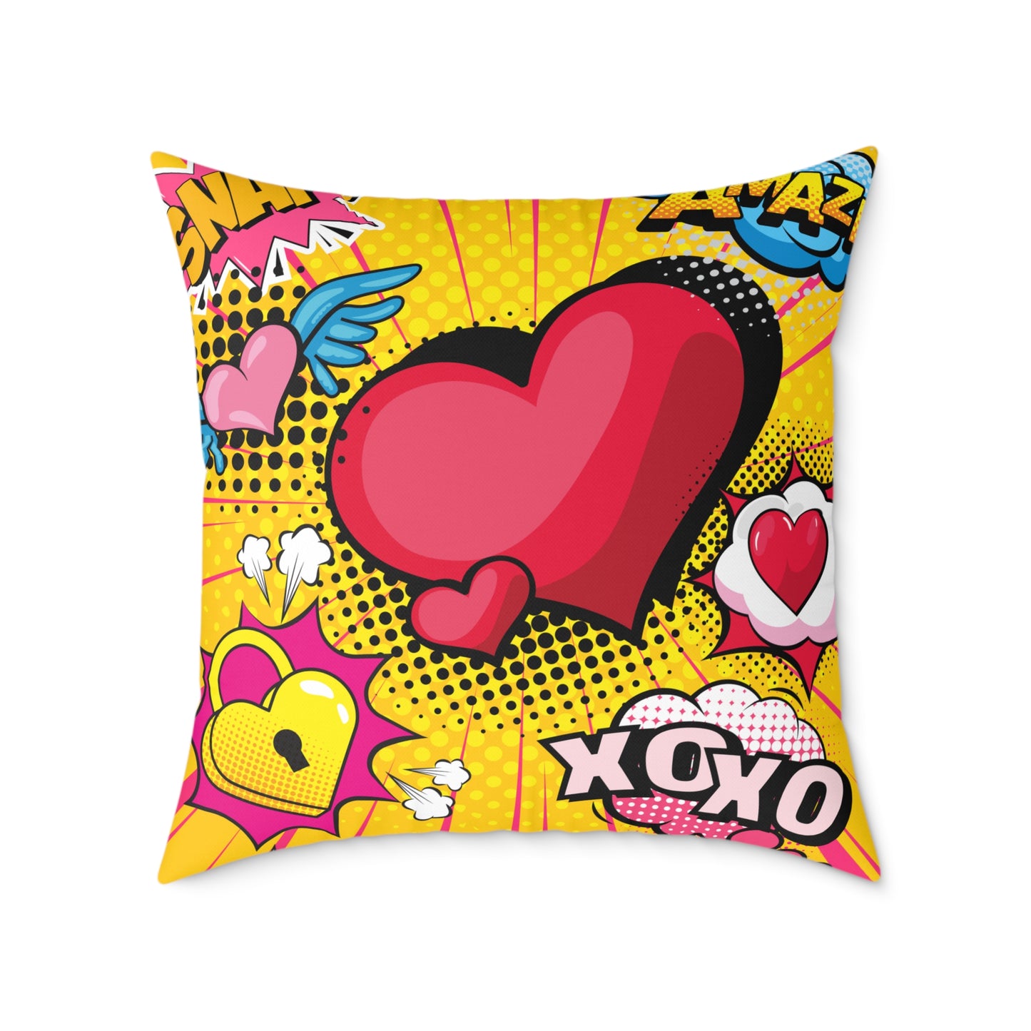 Snap! Pop Art Poly Pillow