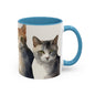 Kitties in a Row 2 Accent Mug 11oz
