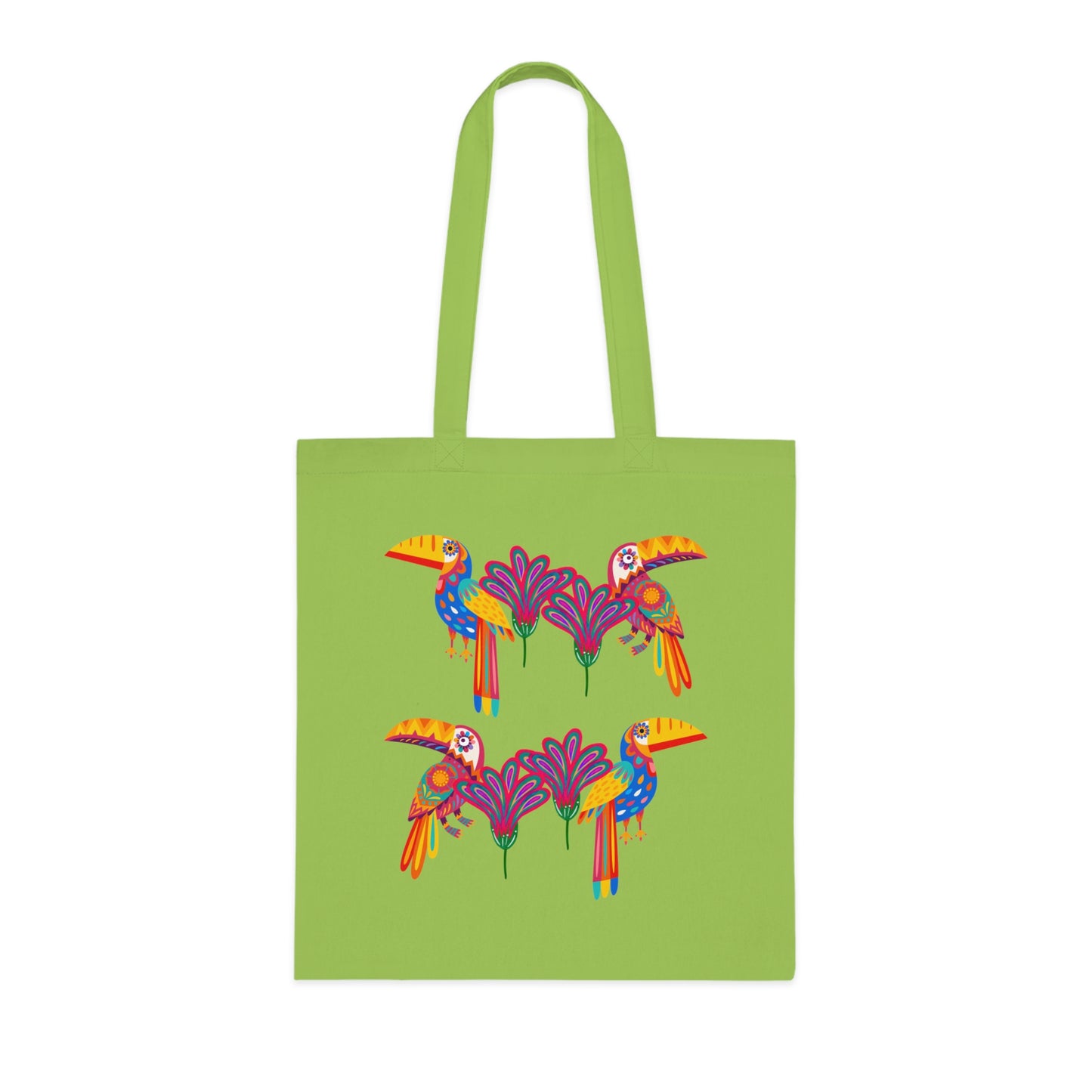 Funky birds 12 Cotton Tote
