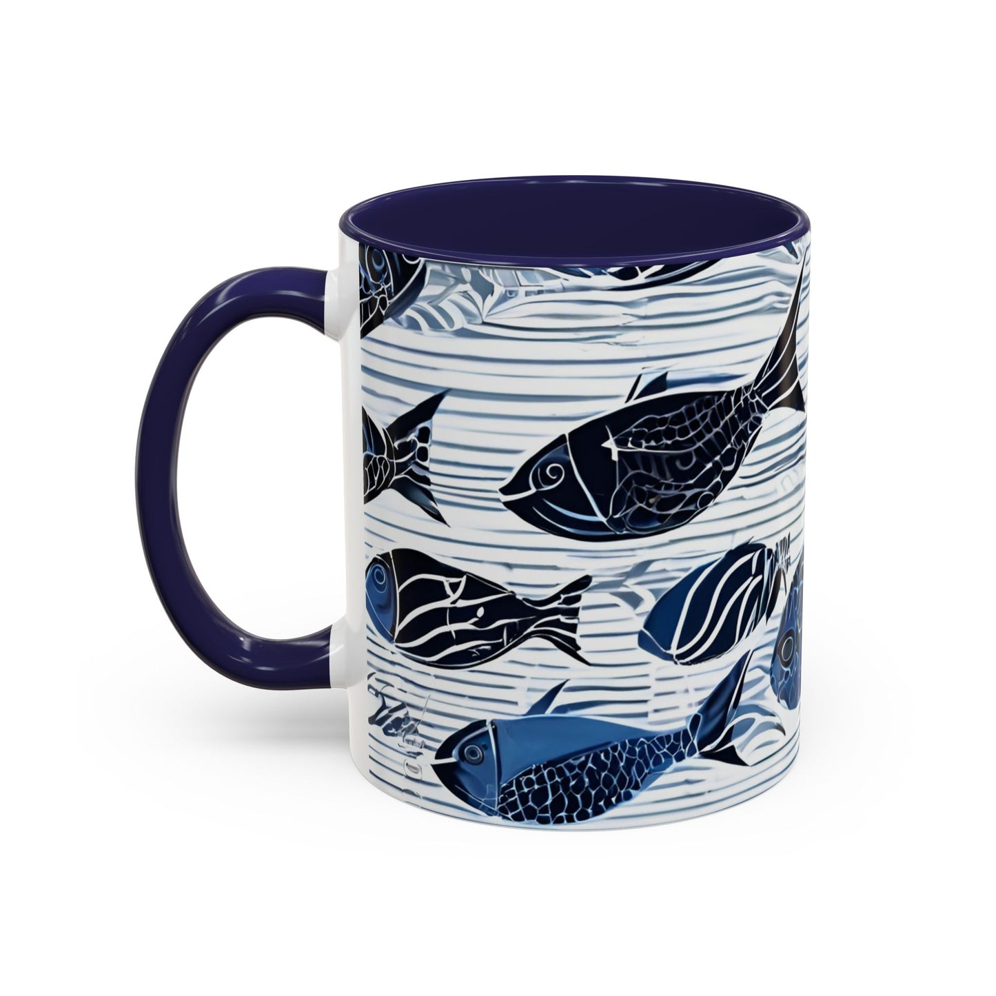 Fish 10 Accent Coffee Mug (11oz)