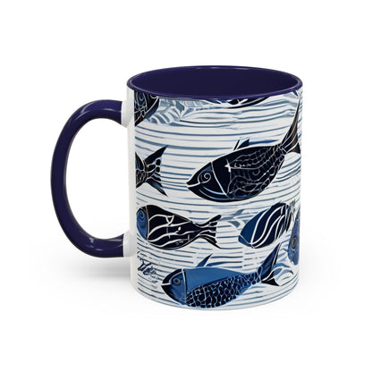 Fish 10 Accent Coffee Mug (11oz)