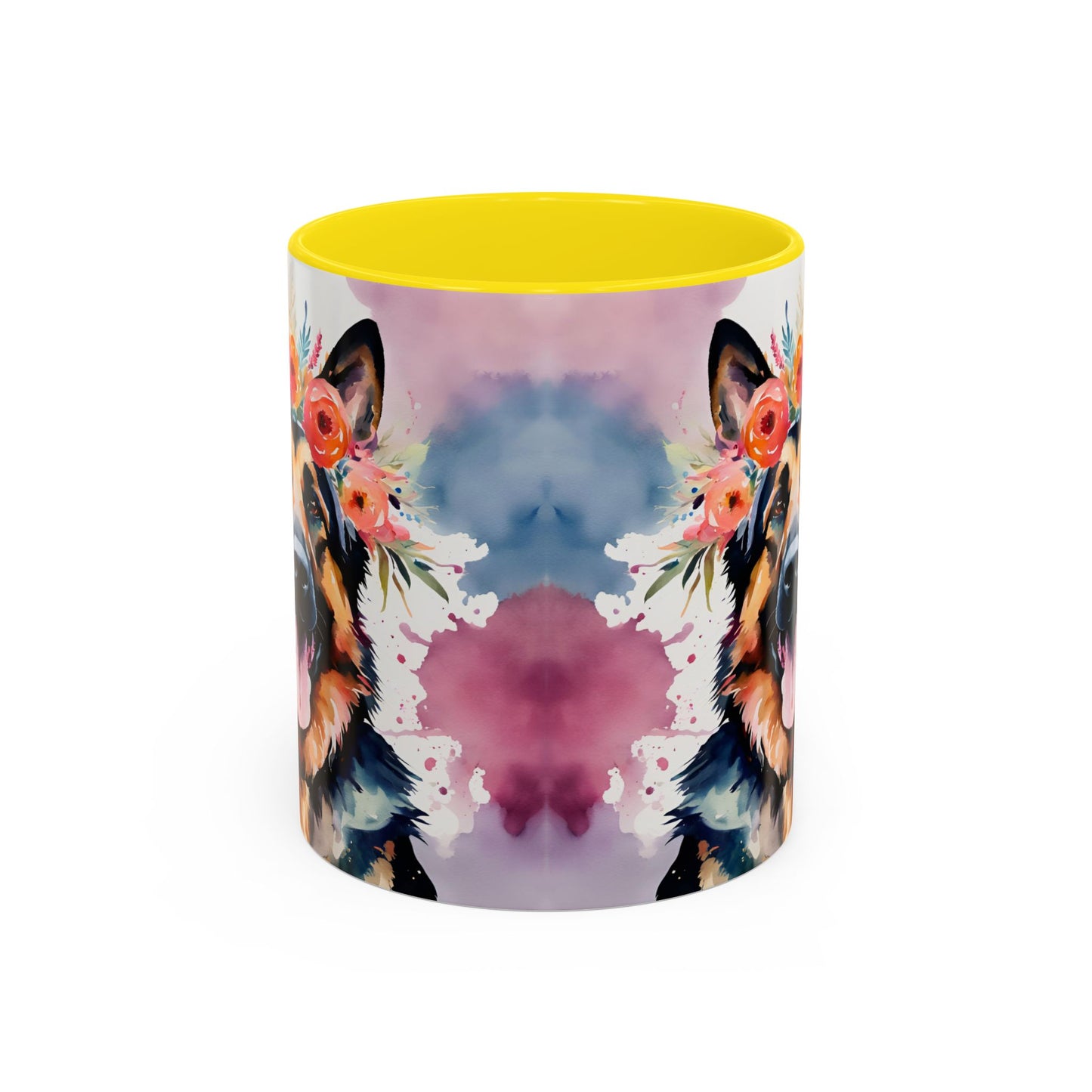 German Shepherd 04 Accent Coffee Mug - Dog Lover Gift