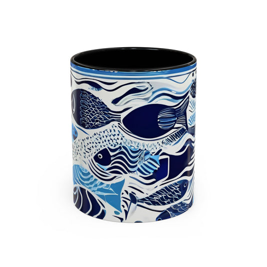 Fish 13 Accent Coffee Mug (11oz)
